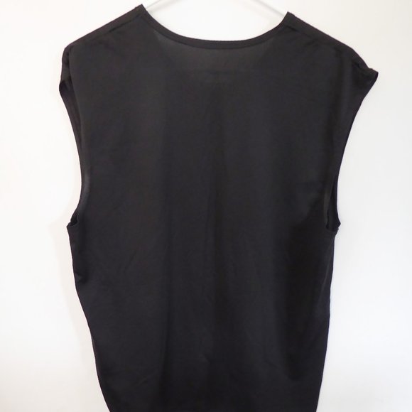 NIKE BRAND MENS BLACK SLEEVELESS TANK TOP WORKOUT SHIRT (NEW) LARGE - Picture 2 of 6